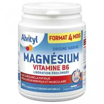 Alvityl Magnésium Vitamine B6 Libération Prolongée Comprimés Lp Pot/120 à VALENCE